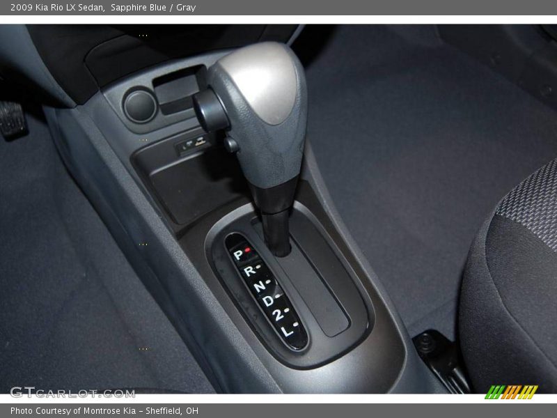 Sapphire Blue / Gray 2009 Kia Rio LX Sedan
