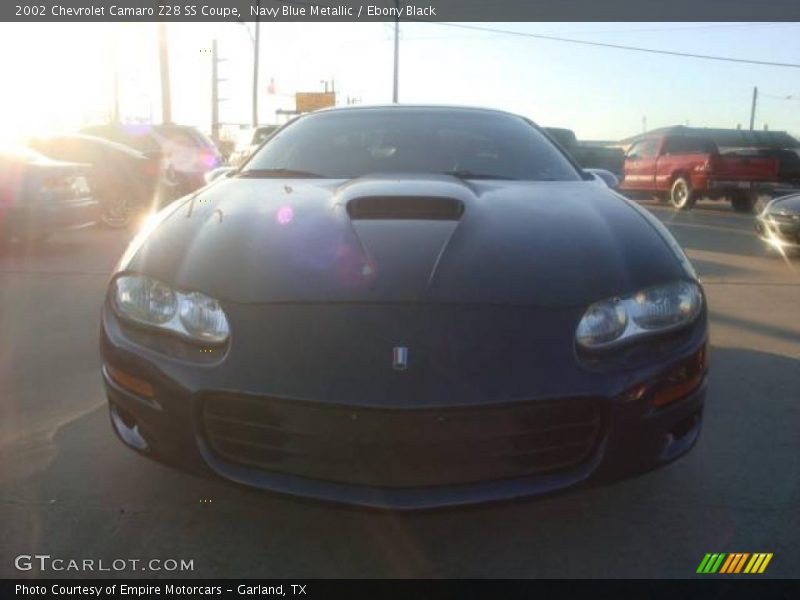 Navy Blue Metallic / Ebony Black 2002 Chevrolet Camaro Z28 SS Coupe