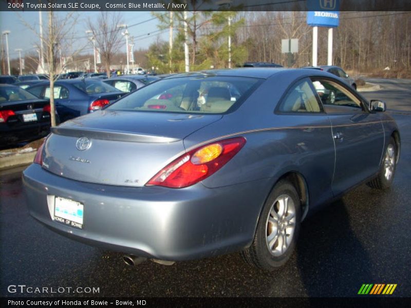 Cosmic Blue Metallic / Ivory 2004 Toyota Solara SLE Coupe