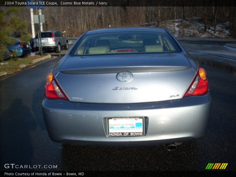 Cosmic Blue Metallic / Ivory 2004 Toyota Solara SLE Coupe