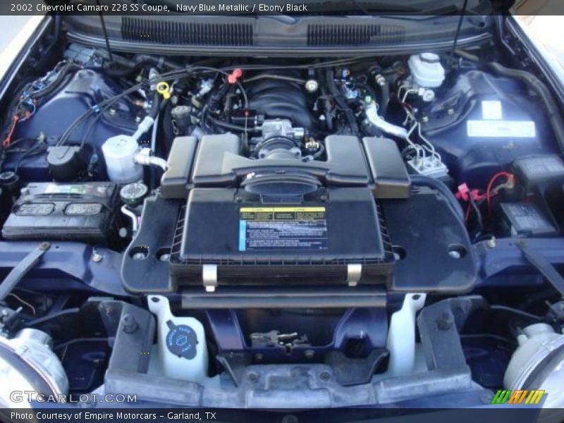 Navy Blue Metallic / Ebony Black 2002 Chevrolet Camaro Z28 SS Coupe