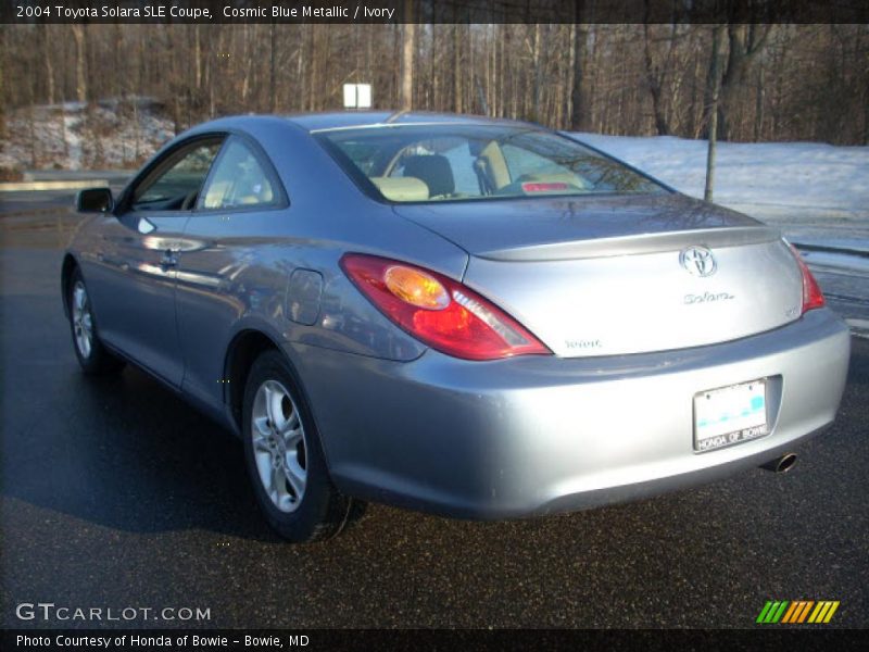 Cosmic Blue Metallic / Ivory 2004 Toyota Solara SLE Coupe