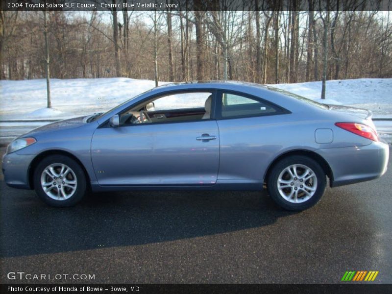 Cosmic Blue Metallic / Ivory 2004 Toyota Solara SLE Coupe