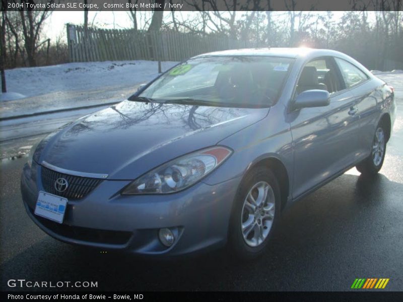 Cosmic Blue Metallic / Ivory 2004 Toyota Solara SLE Coupe