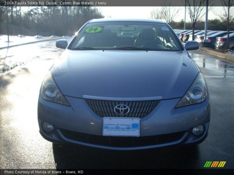 Cosmic Blue Metallic / Ivory 2004 Toyota Solara SLE Coupe