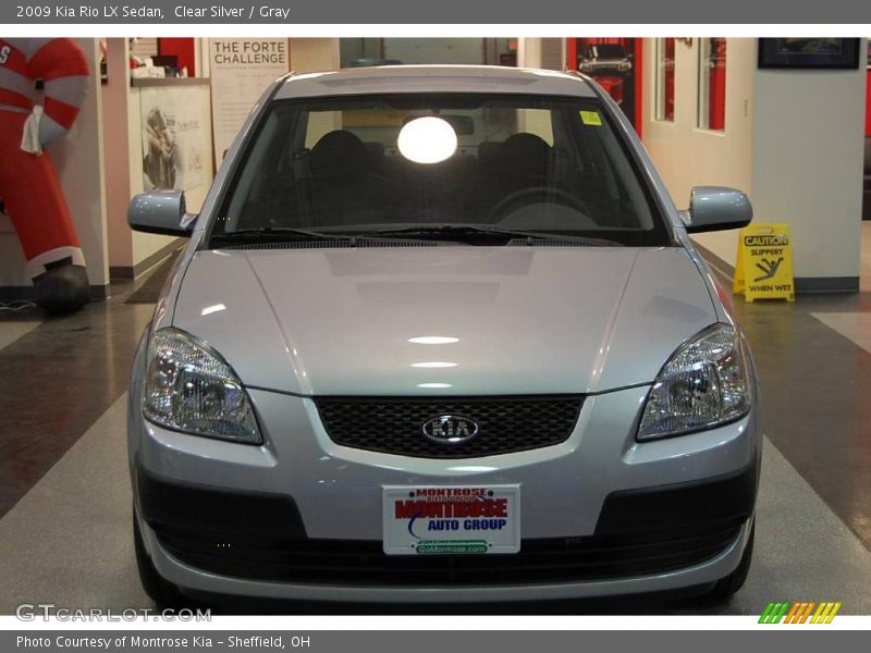 Clear Silver / Gray 2009 Kia Rio LX Sedan