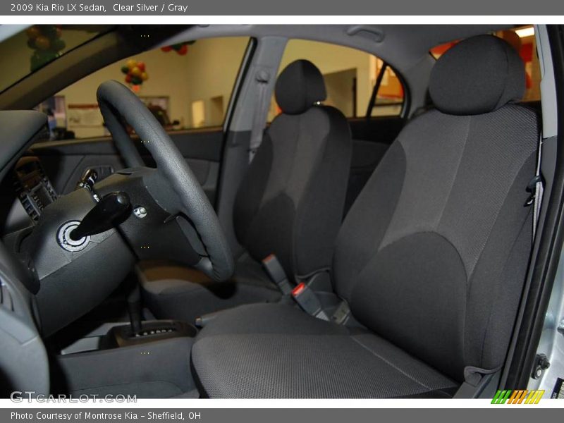 Clear Silver / Gray 2009 Kia Rio LX Sedan