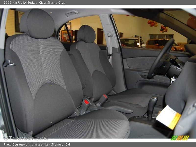 Clear Silver / Gray 2009 Kia Rio LX Sedan