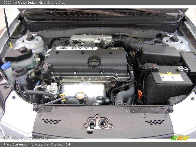 Clear Silver / Gray 2009 Kia Rio LX Sedan