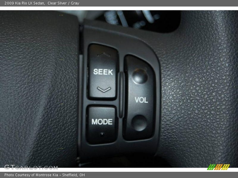 Clear Silver / Gray 2009 Kia Rio LX Sedan