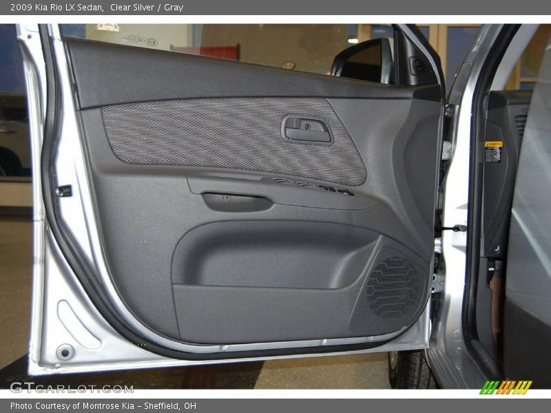 Clear Silver / Gray 2009 Kia Rio LX Sedan