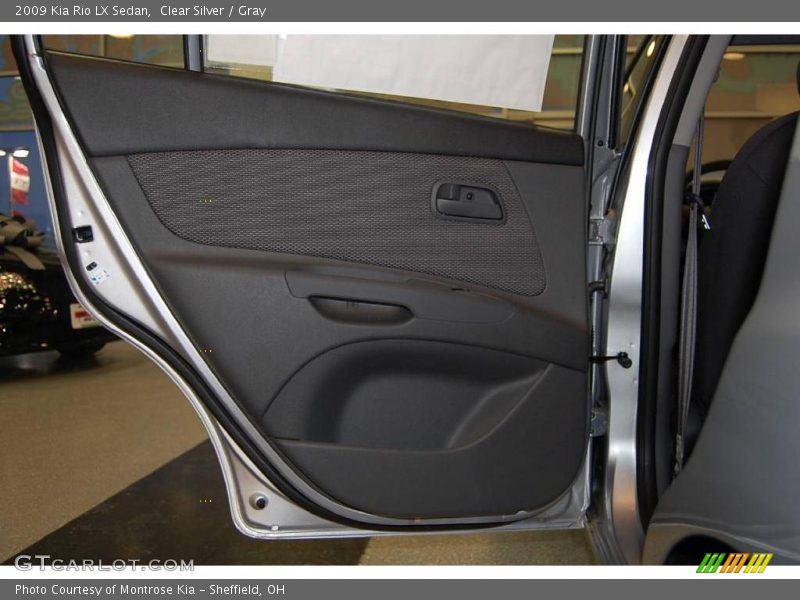 Clear Silver / Gray 2009 Kia Rio LX Sedan