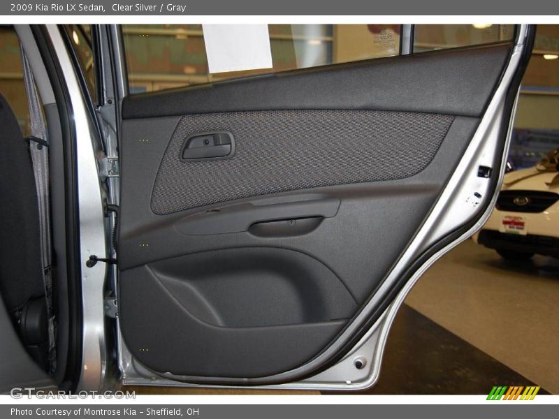 Clear Silver / Gray 2009 Kia Rio LX Sedan