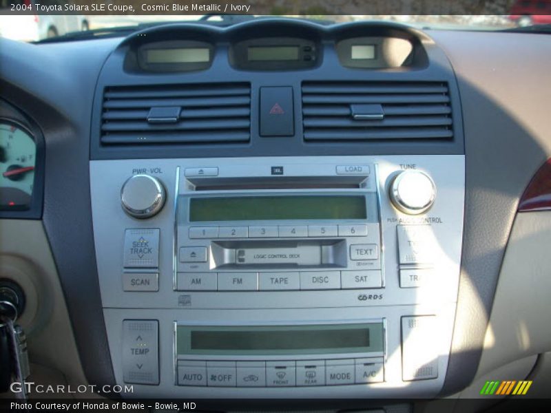 Cosmic Blue Metallic / Ivory 2004 Toyota Solara SLE Coupe