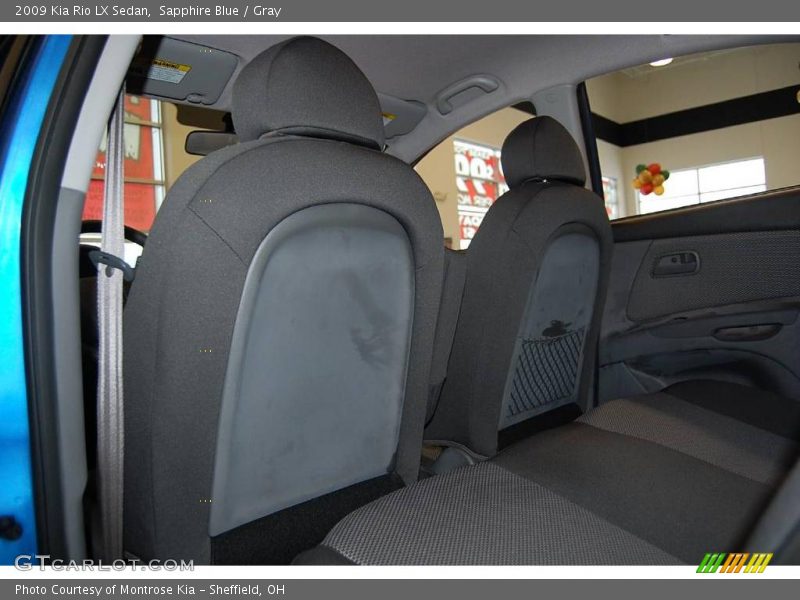 Sapphire Blue / Gray 2009 Kia Rio LX Sedan