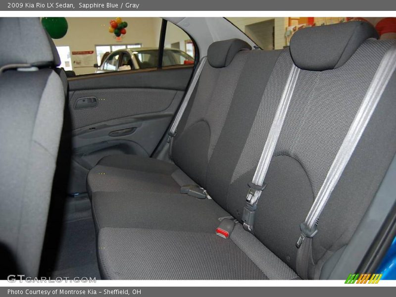 Sapphire Blue / Gray 2009 Kia Rio LX Sedan
