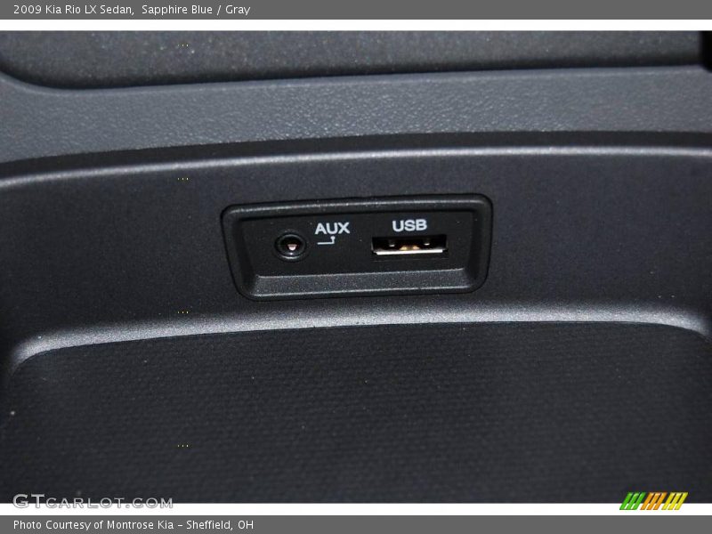 Sapphire Blue / Gray 2009 Kia Rio LX Sedan