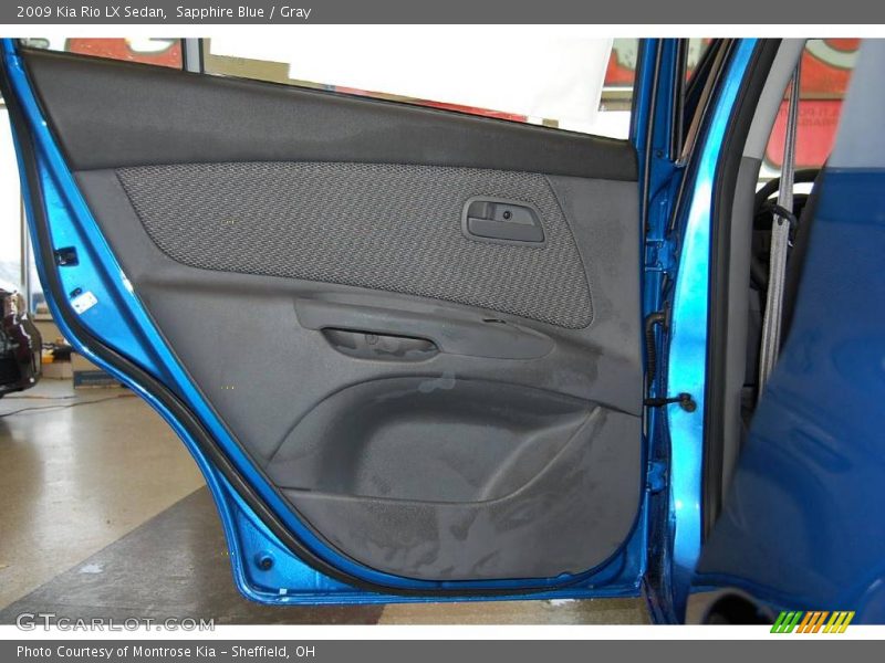 Sapphire Blue / Gray 2009 Kia Rio LX Sedan