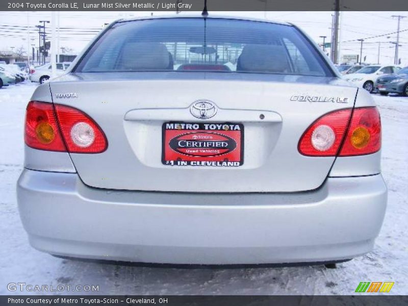 Lunar Mist Silver Metallic / Light Gray 2004 Toyota Corolla LE