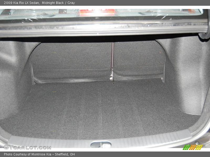 Midnight Black / Gray 2009 Kia Rio LX Sedan