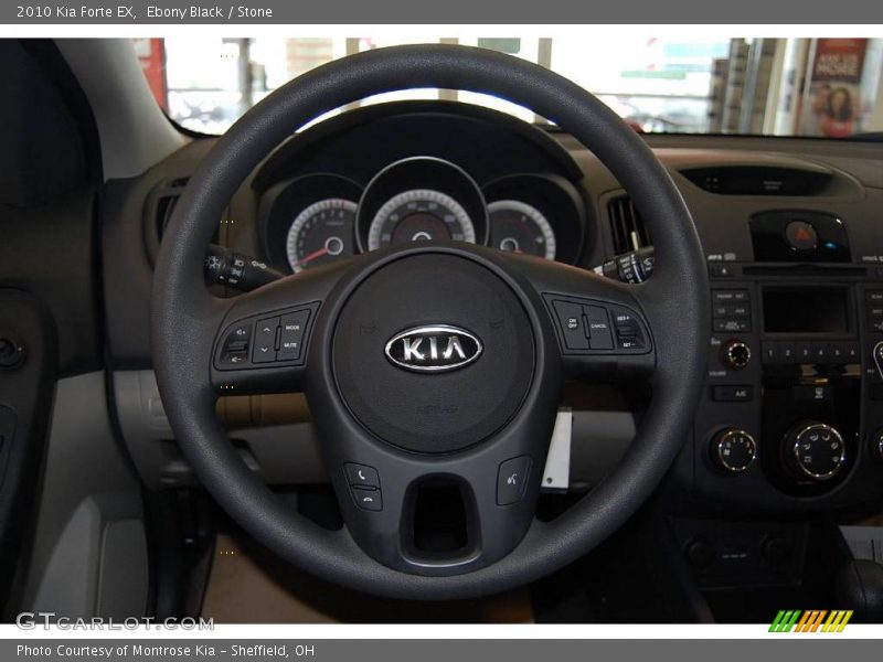 Ebony Black / Stone 2010 Kia Forte EX