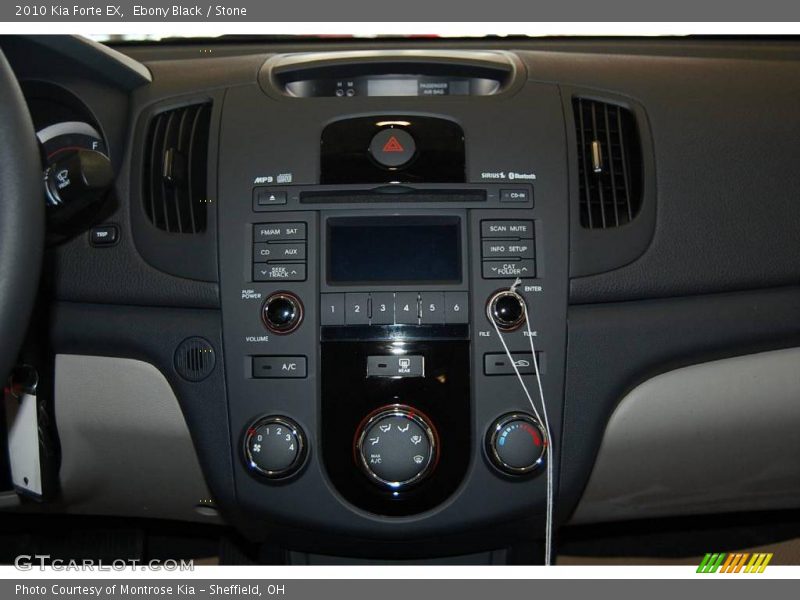 Ebony Black / Stone 2010 Kia Forte EX