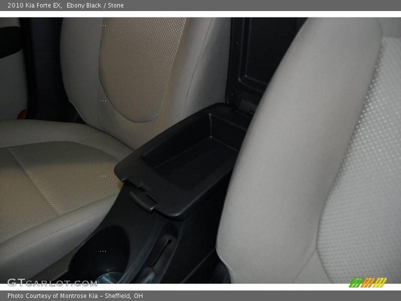 Ebony Black / Stone 2010 Kia Forte EX