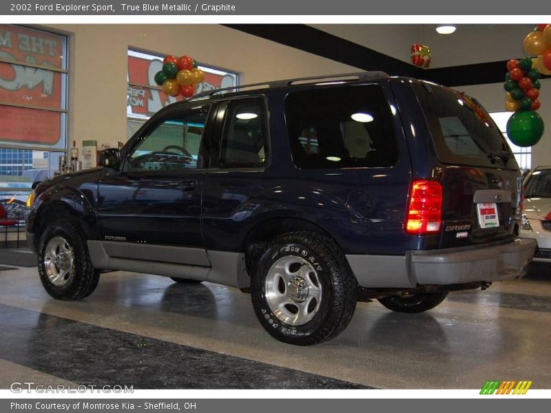 True Blue Metallic / Graphite 2002 Ford Explorer Sport