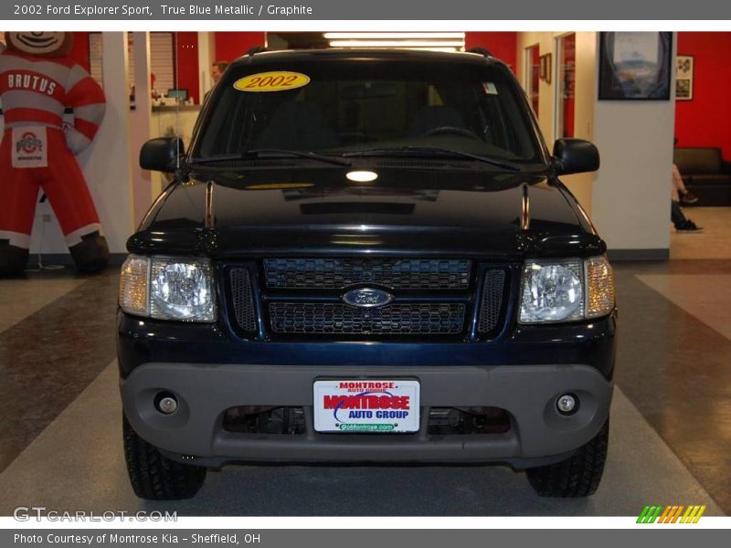 True Blue Metallic / Graphite 2002 Ford Explorer Sport