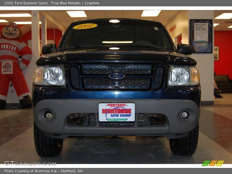 True Blue Metallic / Graphite 2002 Ford Explorer Sport