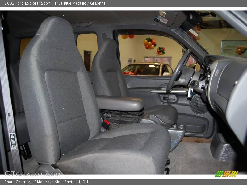 True Blue Metallic / Graphite 2002 Ford Explorer Sport
