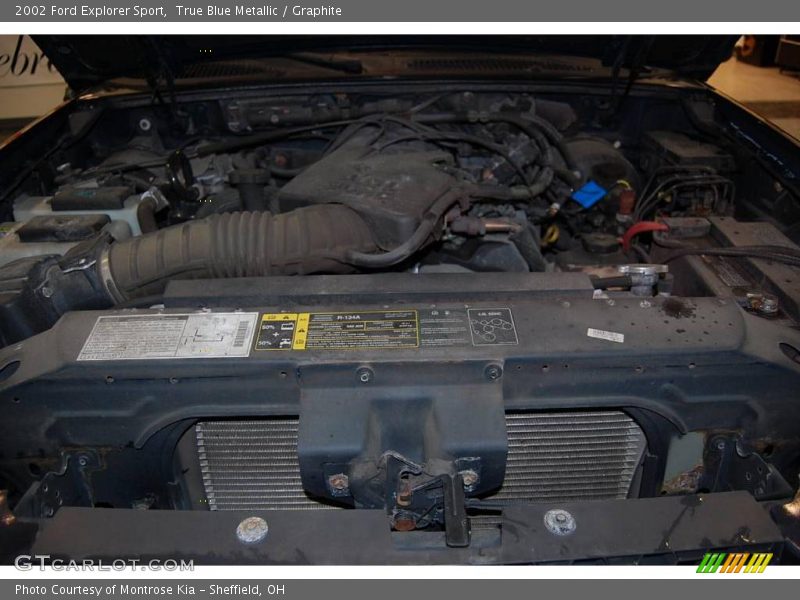 True Blue Metallic / Graphite 2002 Ford Explorer Sport