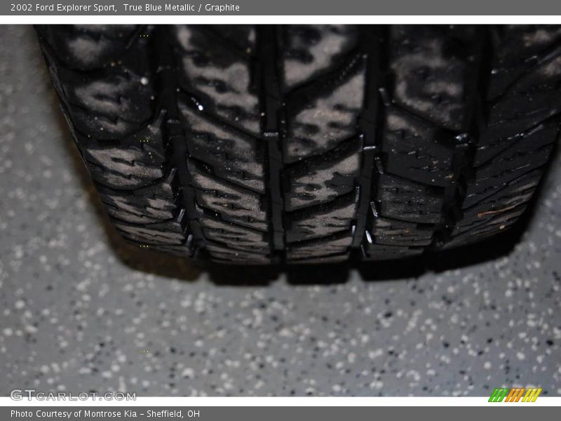True Blue Metallic / Graphite 2002 Ford Explorer Sport