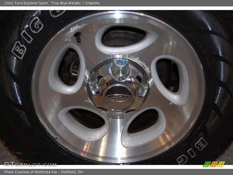 True Blue Metallic / Graphite 2002 Ford Explorer Sport
