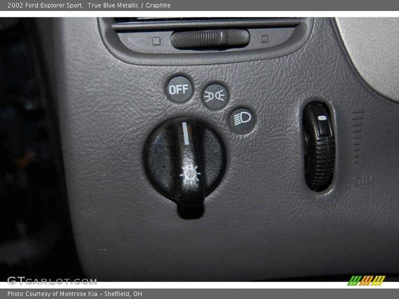 True Blue Metallic / Graphite 2002 Ford Explorer Sport