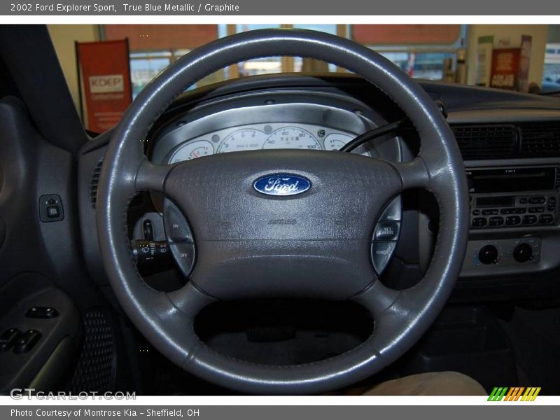 True Blue Metallic / Graphite 2002 Ford Explorer Sport