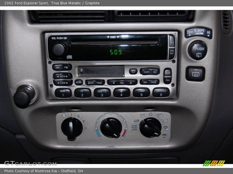 True Blue Metallic / Graphite 2002 Ford Explorer Sport