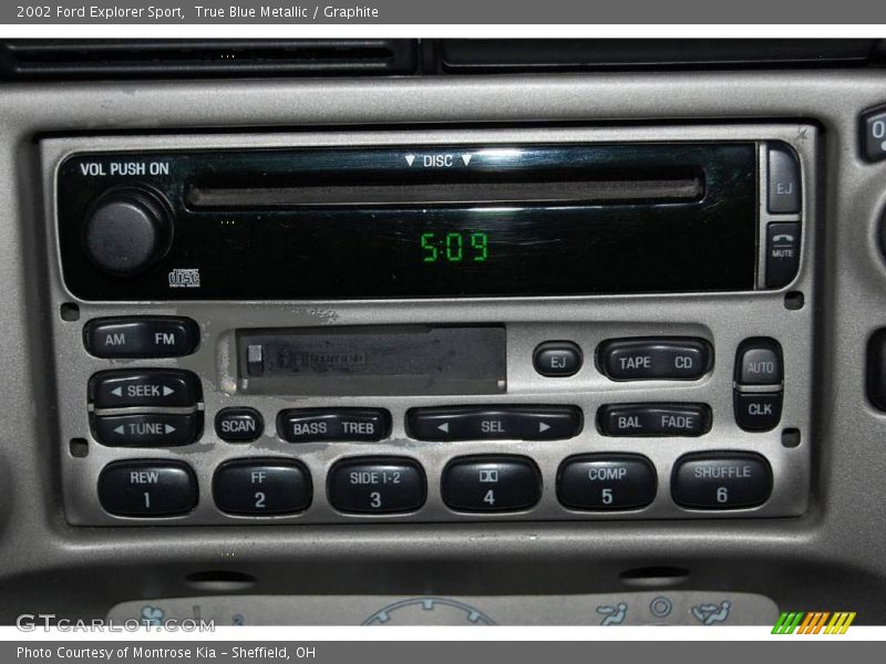 True Blue Metallic / Graphite 2002 Ford Explorer Sport