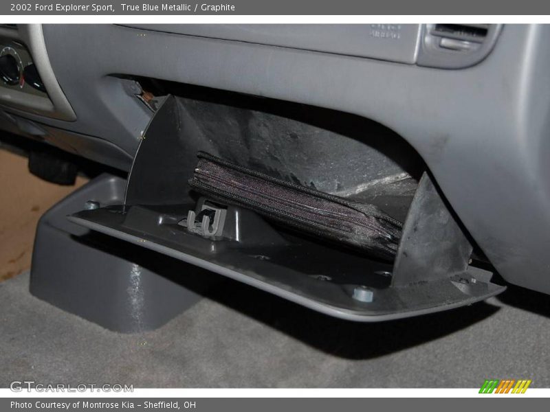 True Blue Metallic / Graphite 2002 Ford Explorer Sport