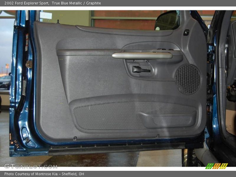True Blue Metallic / Graphite 2002 Ford Explorer Sport