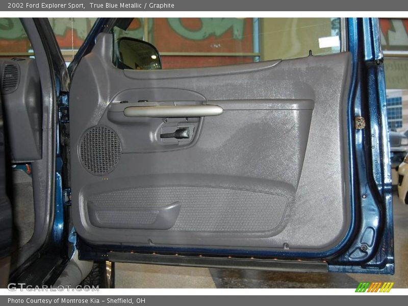 True Blue Metallic / Graphite 2002 Ford Explorer Sport