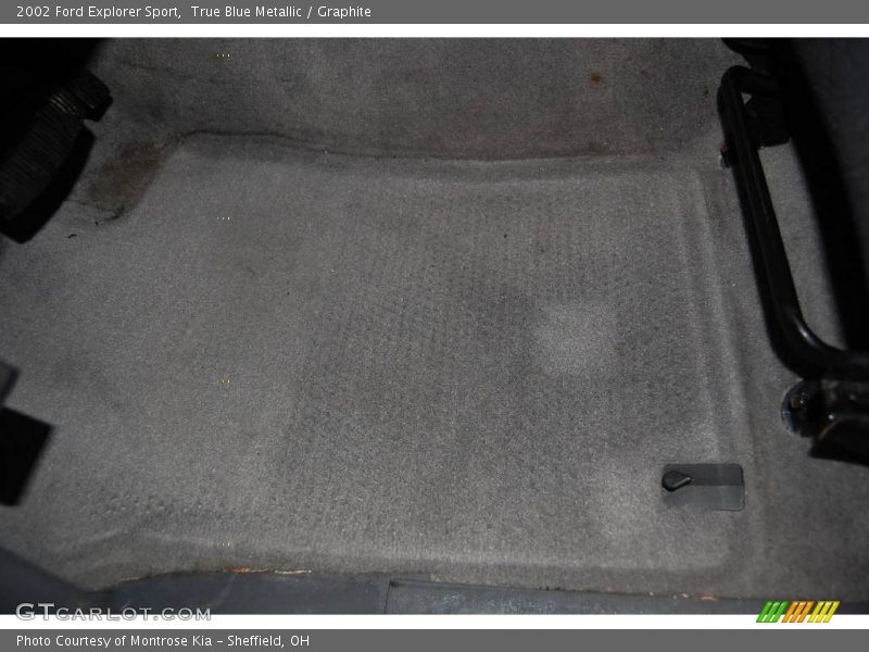 True Blue Metallic / Graphite 2002 Ford Explorer Sport