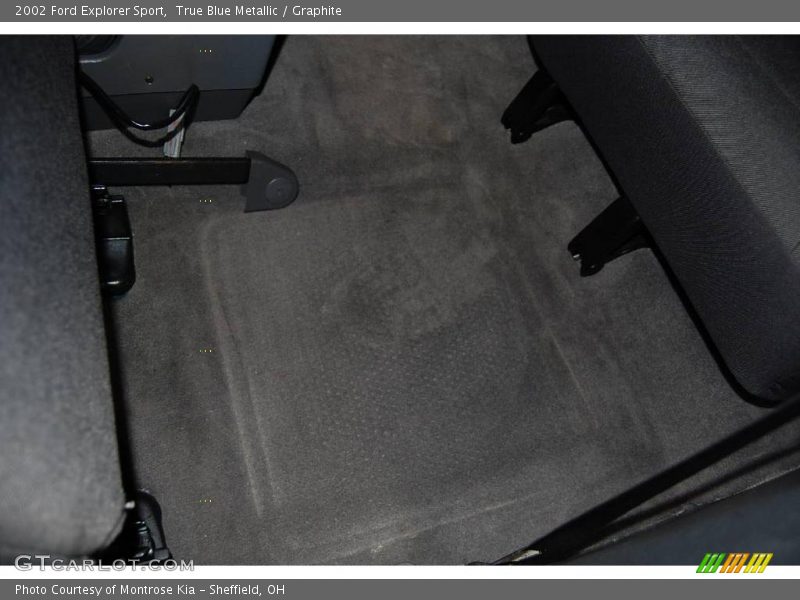 True Blue Metallic / Graphite 2002 Ford Explorer Sport