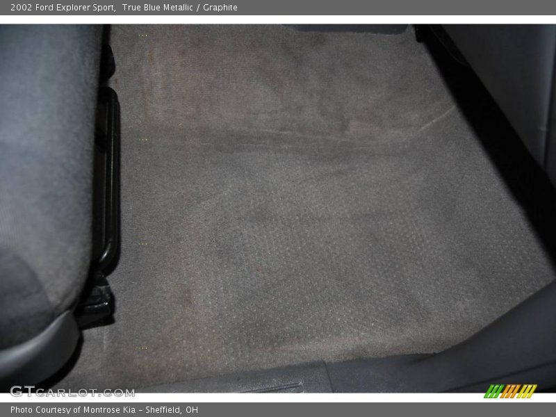 True Blue Metallic / Graphite 2002 Ford Explorer Sport