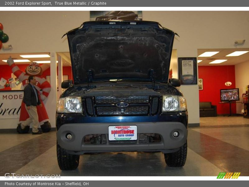 True Blue Metallic / Graphite 2002 Ford Explorer Sport
