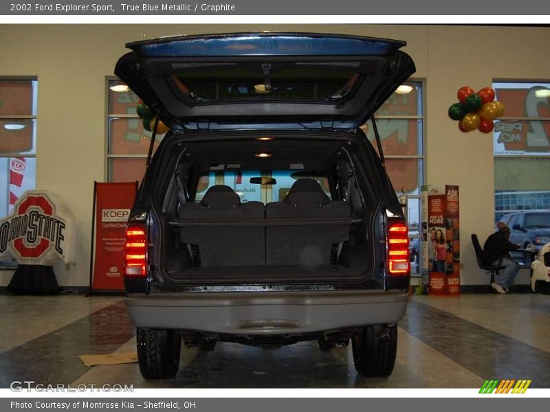 True Blue Metallic / Graphite 2002 Ford Explorer Sport