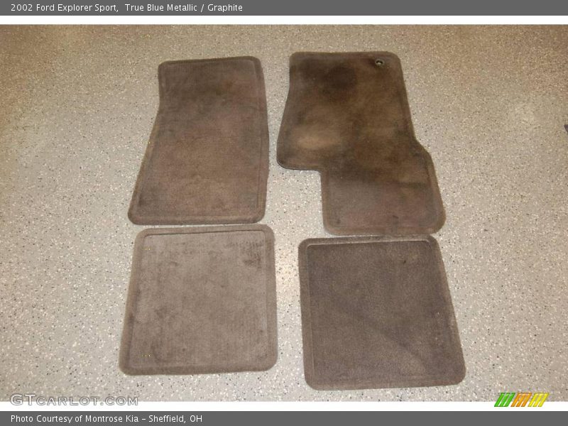 True Blue Metallic / Graphite 2002 Ford Explorer Sport