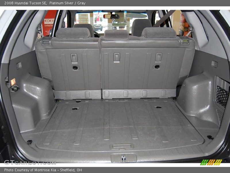 Platinum Silver / Gray 2008 Hyundai Tucson SE