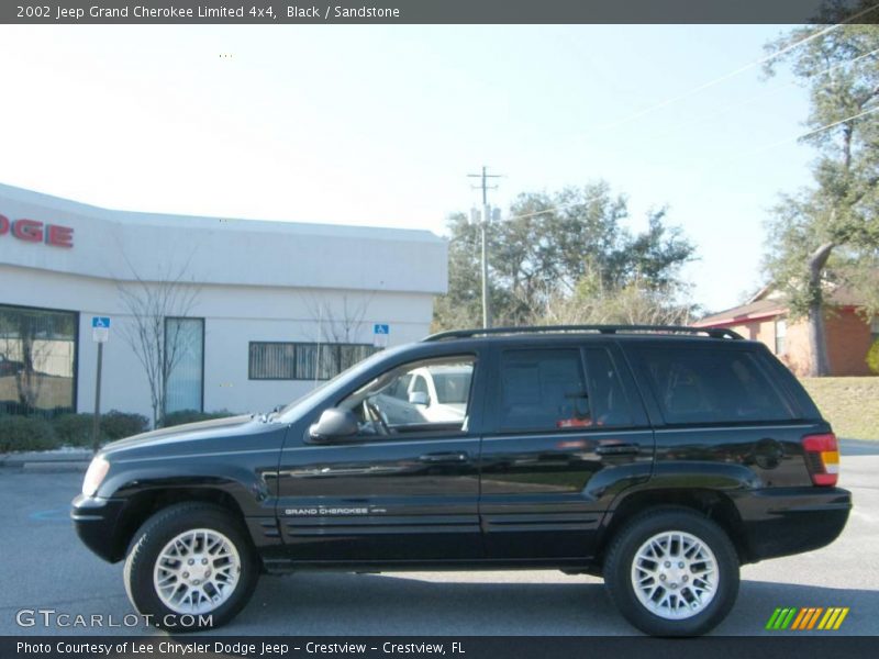 Black / Sandstone 2002 Jeep Grand Cherokee Limited 4x4