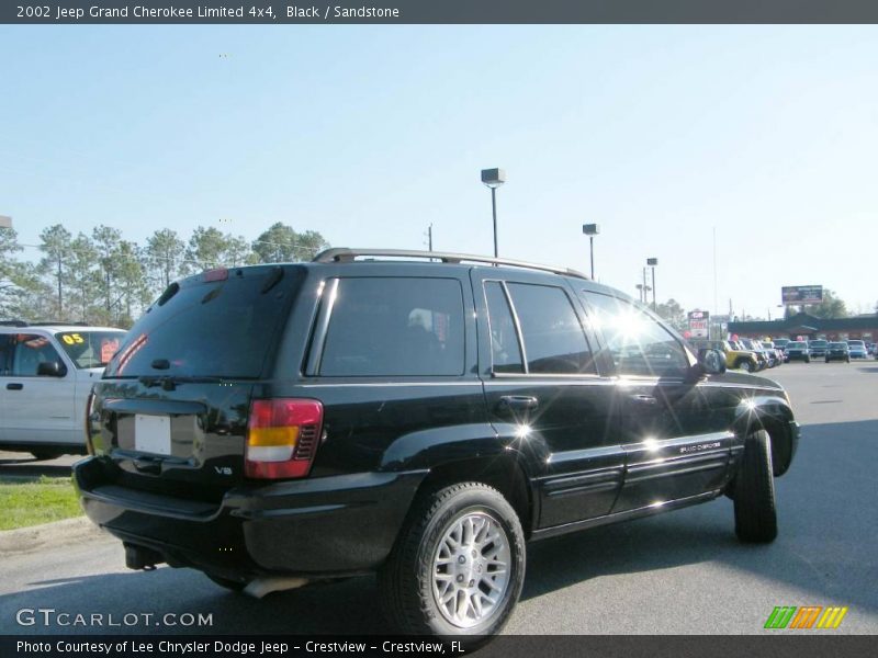 Black / Sandstone 2002 Jeep Grand Cherokee Limited 4x4